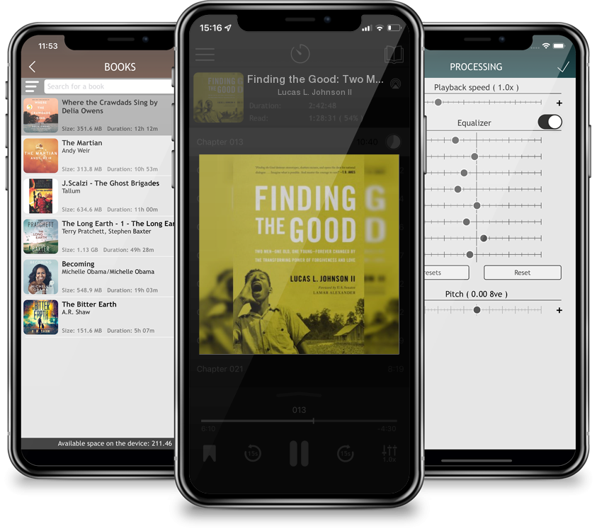 Audiobook Finding the Good: Two Men - One Old, One Young - Forever Changed by the Transforming Power of Forgiveness and Love by Lucas L. Johnson II