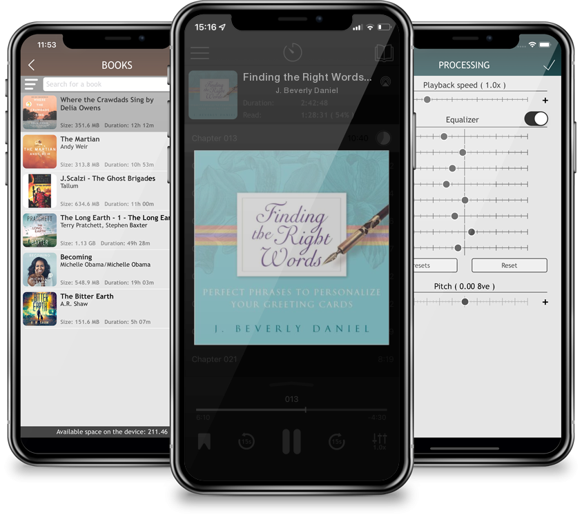 Audiobook Finding the Right Words: Perfect Phrases to Personalize Your Greeting Cards by J. Beverly Daniel