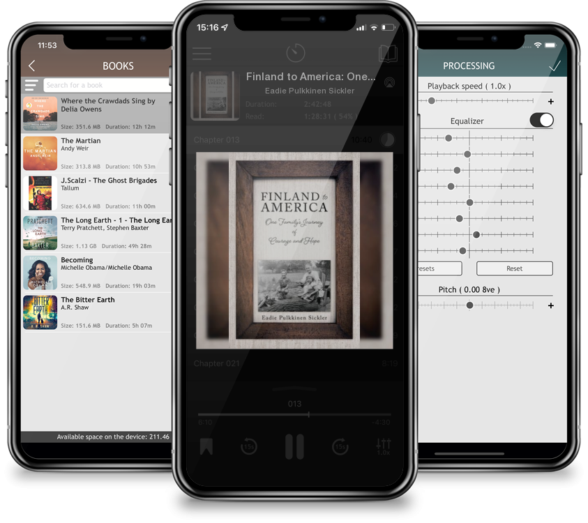Audiobook Finland to America: One Family\'s Journey of Courage and Hope by Eadie Pulkkinen Sickler
