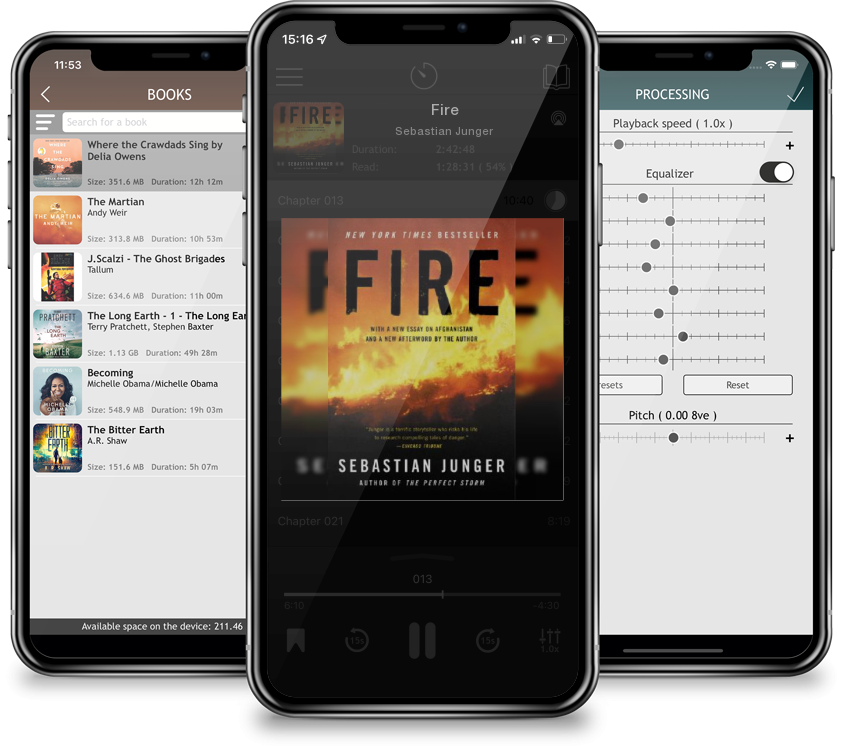 Audiobook Fire by Sebastian Junger