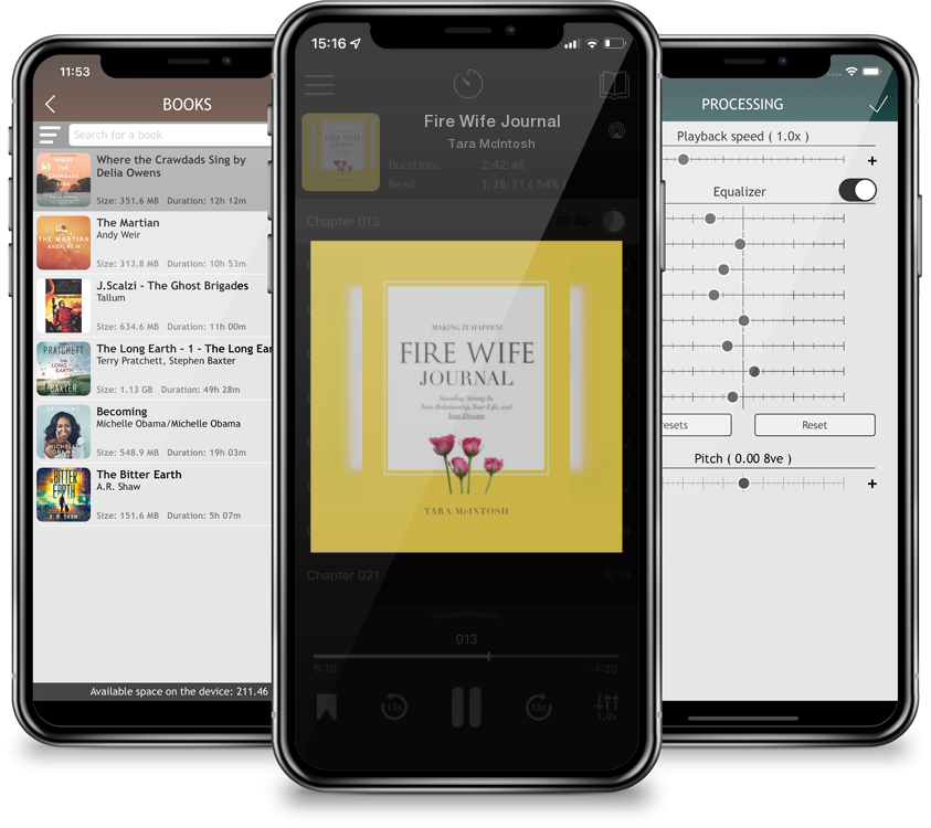 Audiobook Fire Wife Journal by Tara McIntosh