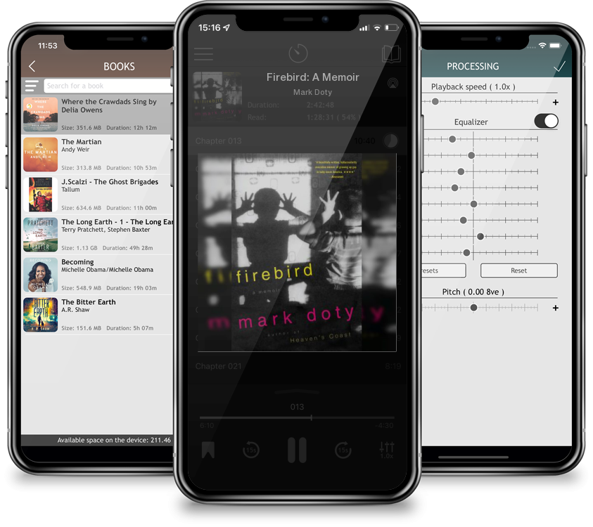 Audiobook Firebird: A Memoir by Mark Doty