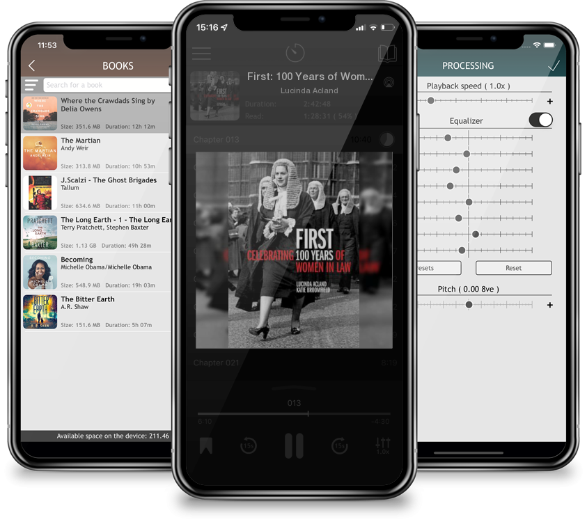 Audiobook First: 100 Years of Women in Law by Lucinda Acland