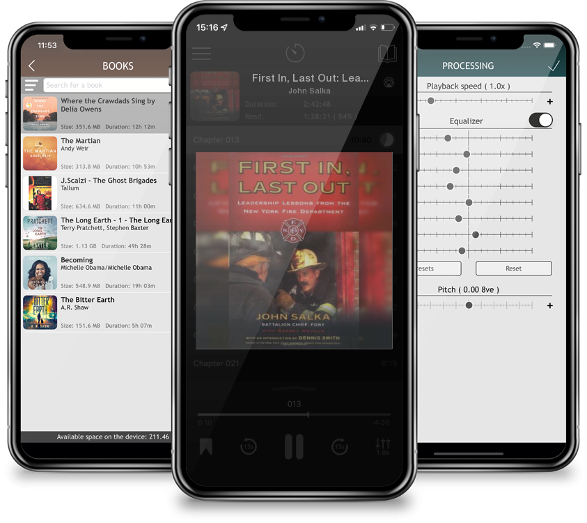 Audiobook First In, Last Out: Leadership Lessons from the New York Fire Department by John Salka