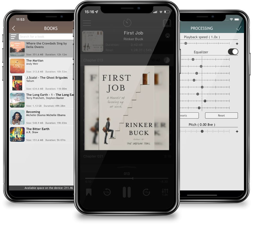 Audiobook First Job by Rinker Buck