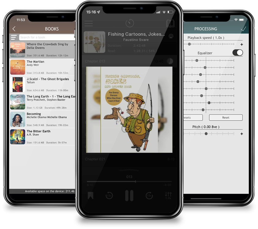 Audiobook Fishing Cartoons, Jokes And Quotes Book For Every Person Who Has Ever Cast A Rod: Cartoons About Fishing by Faustino Svare