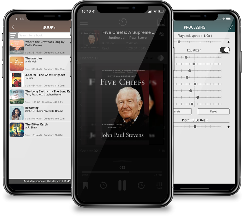 Audiobook Five Chiefs: A Supreme Court Memoir by Justice John Paul Stevens