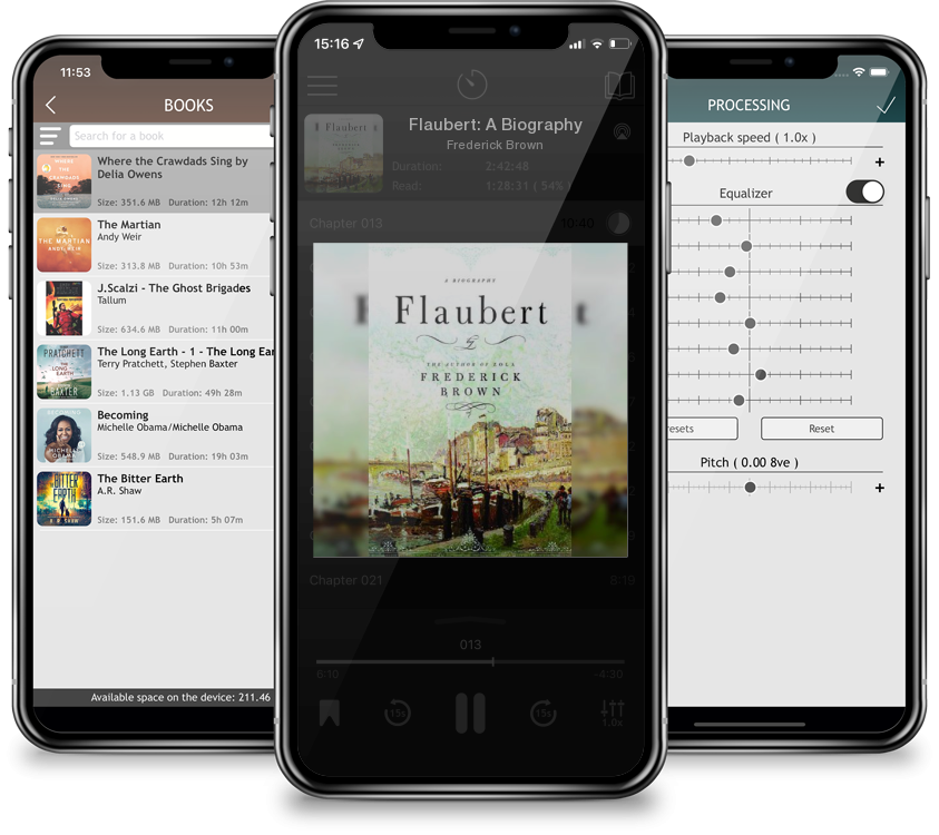 Listen Flaubert: A Biography by Frederick Brown in MP3 Audiobook Player for free