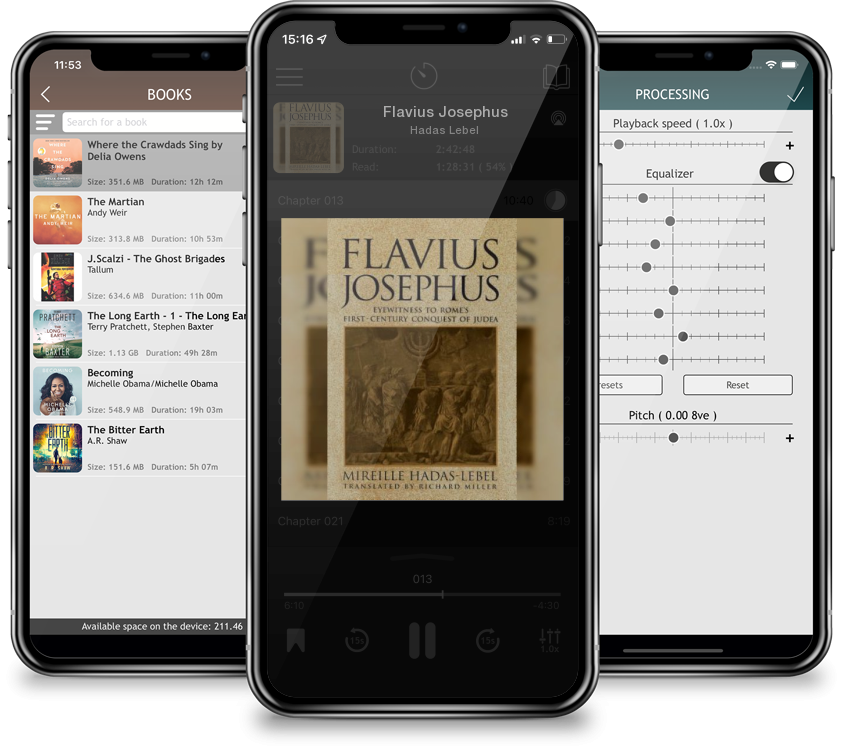Audiobook Flavius Josephus by Hadas Lebel