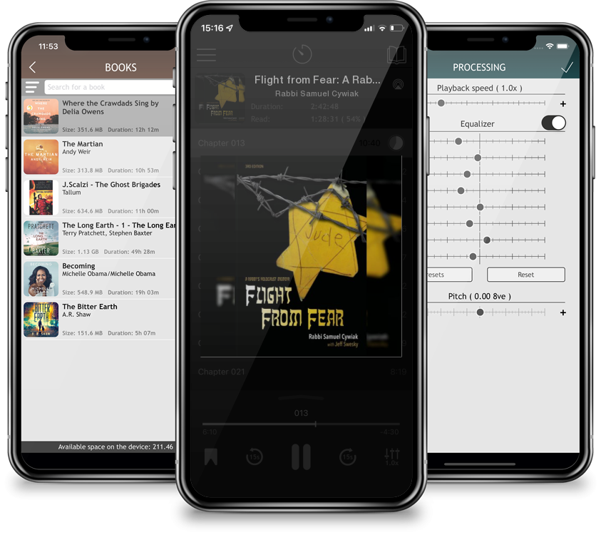 Audiobook Flight from Fear: A Rabbi\'s Holocaust Memoir (3rd Edition) by Rabbi Samuel Cywiak
