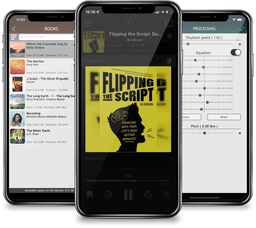 Audiobook Flipping the Script: Bouncing Back from Life\'s Rock Bottom Moments (Inspirational Lgbt Book by a Social Influencer and Celebrity TV Host) by Aj Gibson