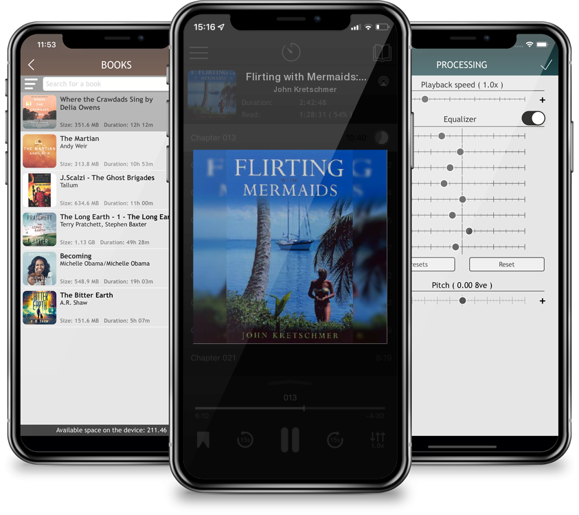 Audiobook Flirting with Mermaids: The Unpredictable Life of a Sailboat Delivery Skipper by John Kretschmer