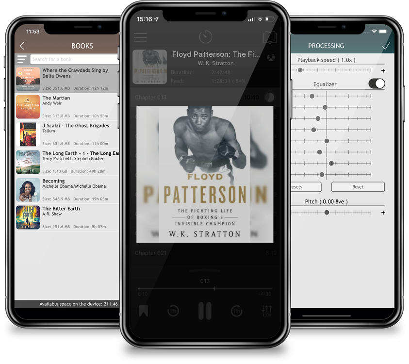 Audiobook Floyd Patterson: The Fighting Life of Boxing’s Invisible Champion by W. K. Stratton