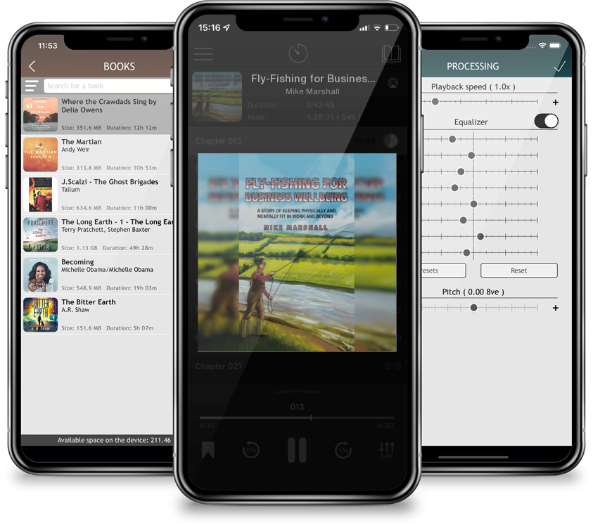 Audiobook Fly-Fishing for Business Wellbeing by Mike Marshall