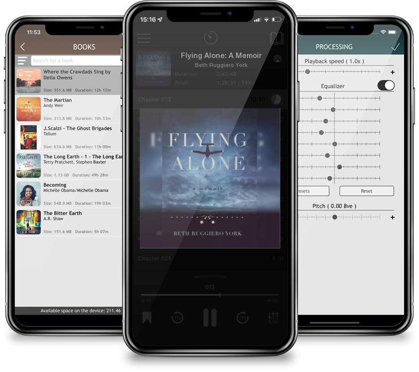 Audiobook Flying Alone: A Memoir by Beth Ruggiero York