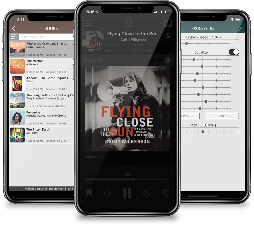 Audiobook Flying Close to the Sun: My Life and Times as a Weatherman by Cathy Wilkerson