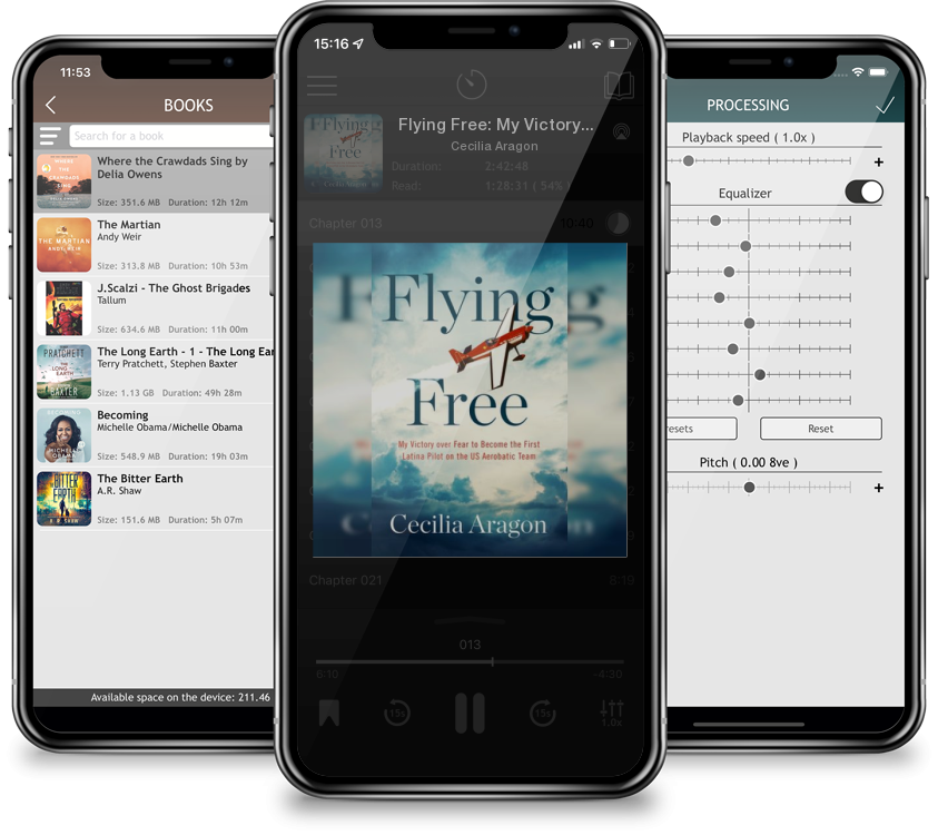 Audiobook Flying Free: My Victory Over Fear to Become the First Latina Pilot on the Us Aerobatic Team by Cecilia Aragon