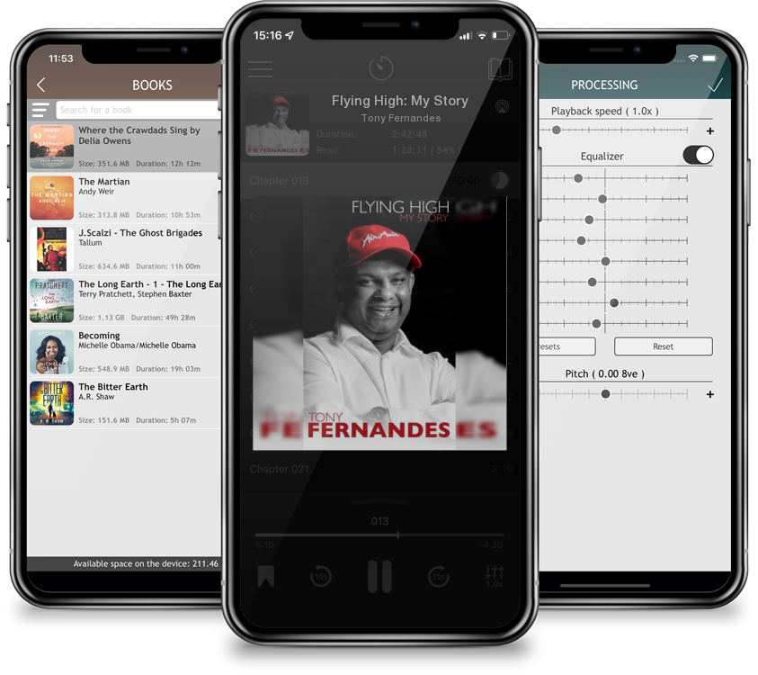 Audiobook Flying High: My Story by Tony Fernandes