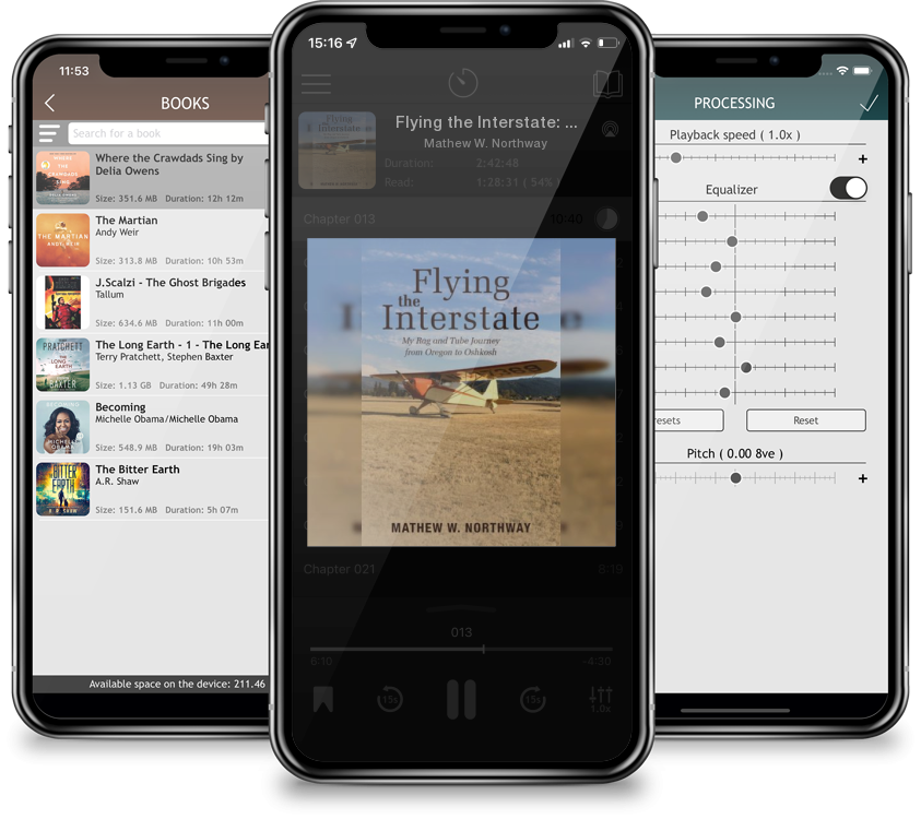 Audiobook Flying the Interstate: My Rag and Tube Journey from Oregon to Oshkosh by Mathew W. Northway