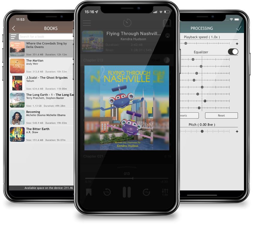 Audiobook Flying Through Nashville by Kendra Hudson