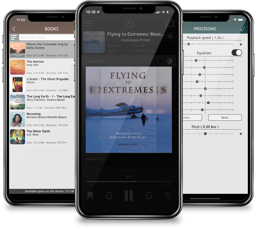 Audiobook Flying to Extremes: Memories of a Northern Bush Pilot by Dominique Prinet