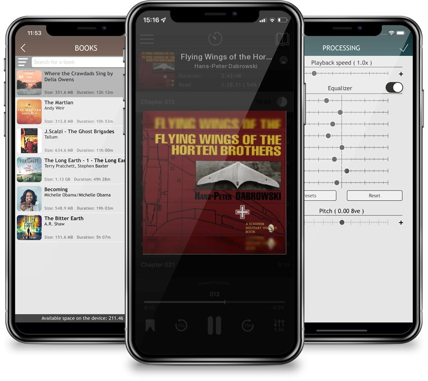 Audiobook Flying Wings of the Horten Brothers (Schiffer Military/Aviation History) by Hans-Peter Dabrowski