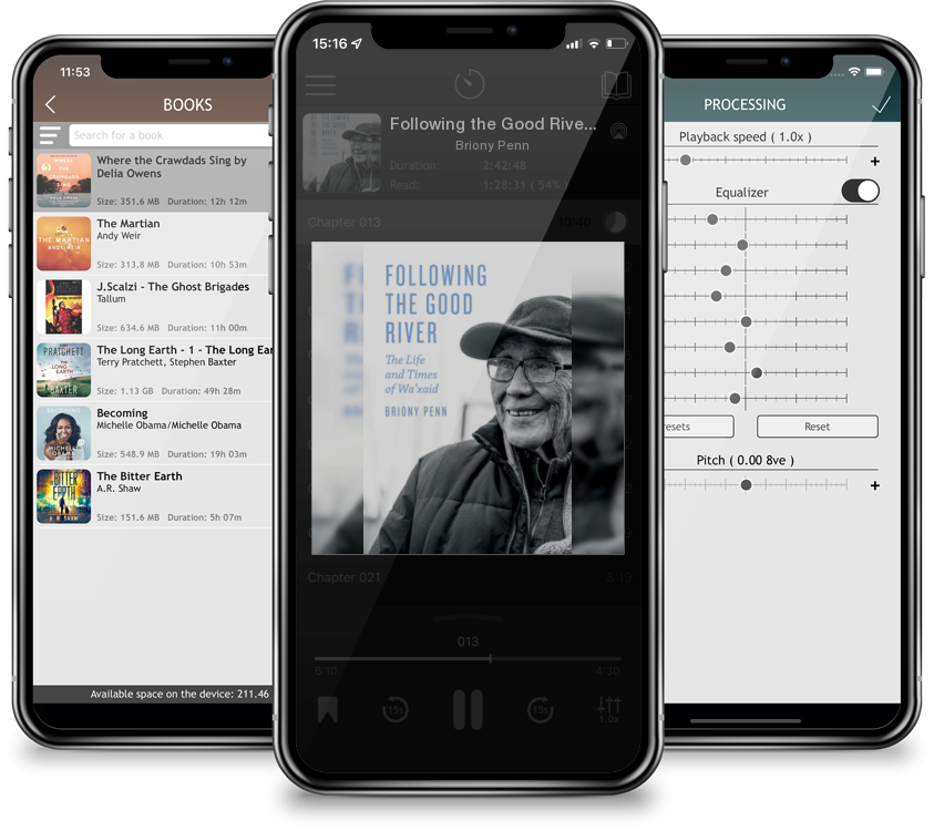 Audiobook Following the Good River: The Life and Times of Wa\'xaid by Briony Penn