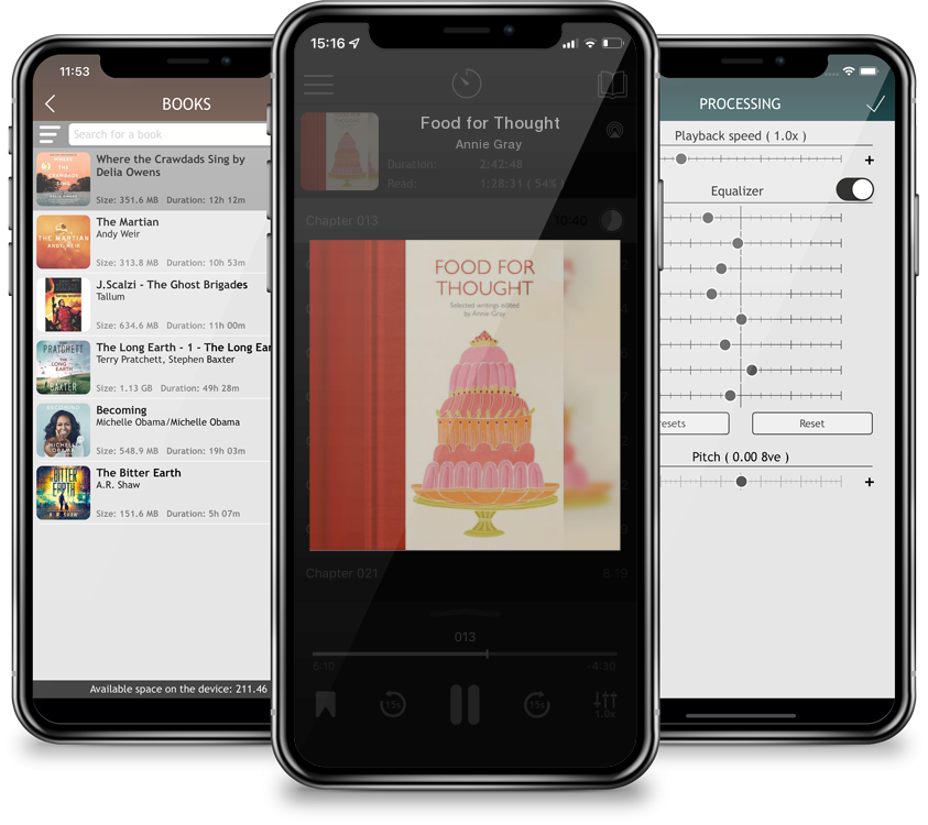 Audiobook Food for Thought by Annie Gray