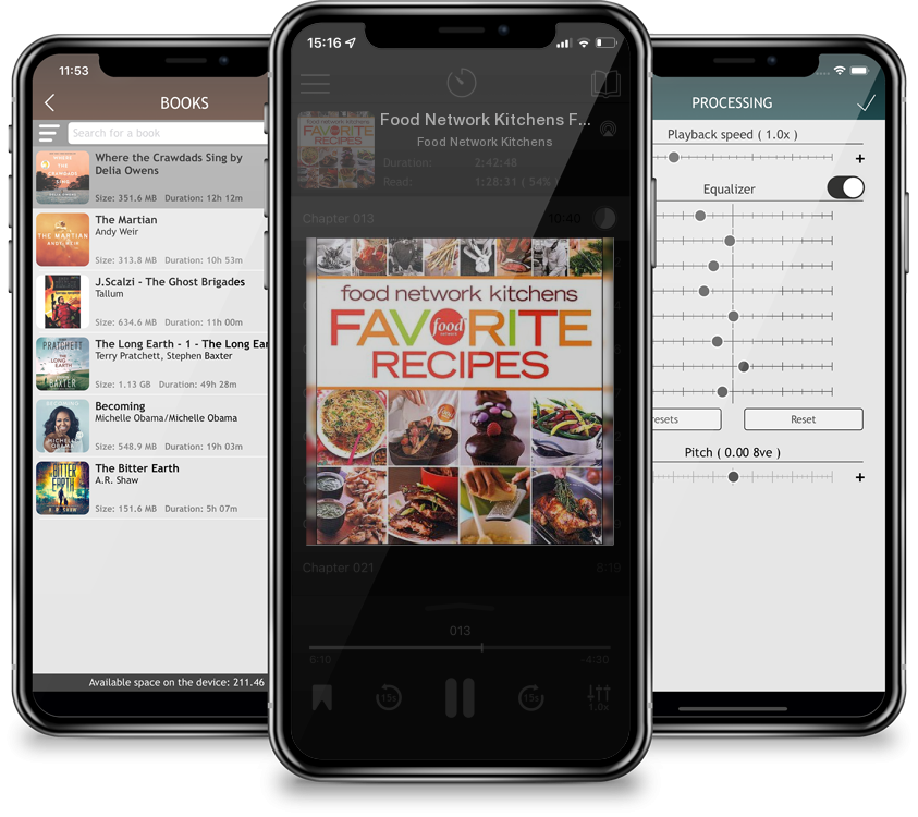 Audiobook Food Network Kitchens Favorites Recipes by Food Network Kitchens