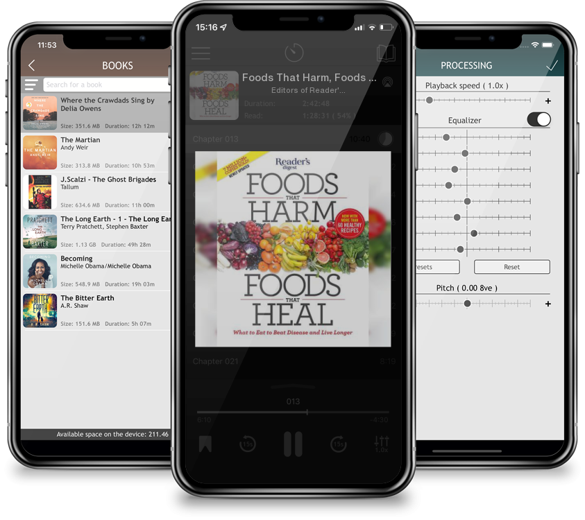 Audiobook Foods That Harm, Foods That Heal: What to Eat to Beat Disease and Live Longer by Editors of Reader's Digest
