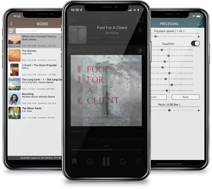 Audiobook Fool For A Client by Jim Hutter