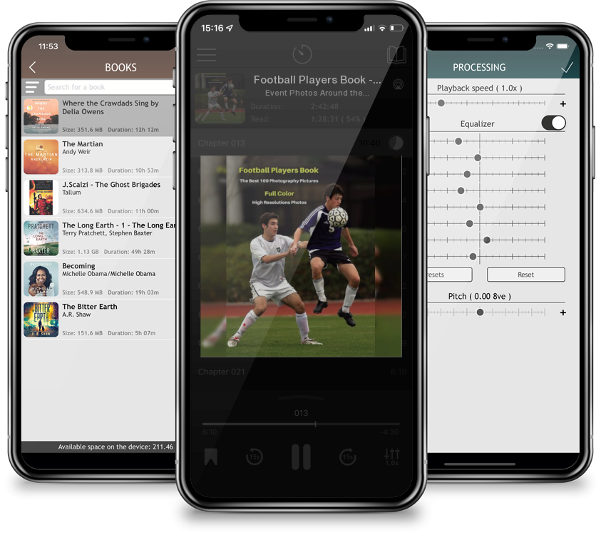 Audiobook Football Players Book - The Best 100 Photography Pictures - Full Color - High Resolutions Photos -: Photo Album With One Hundred Soccer Images ! Hardb by Event Photos Around the World