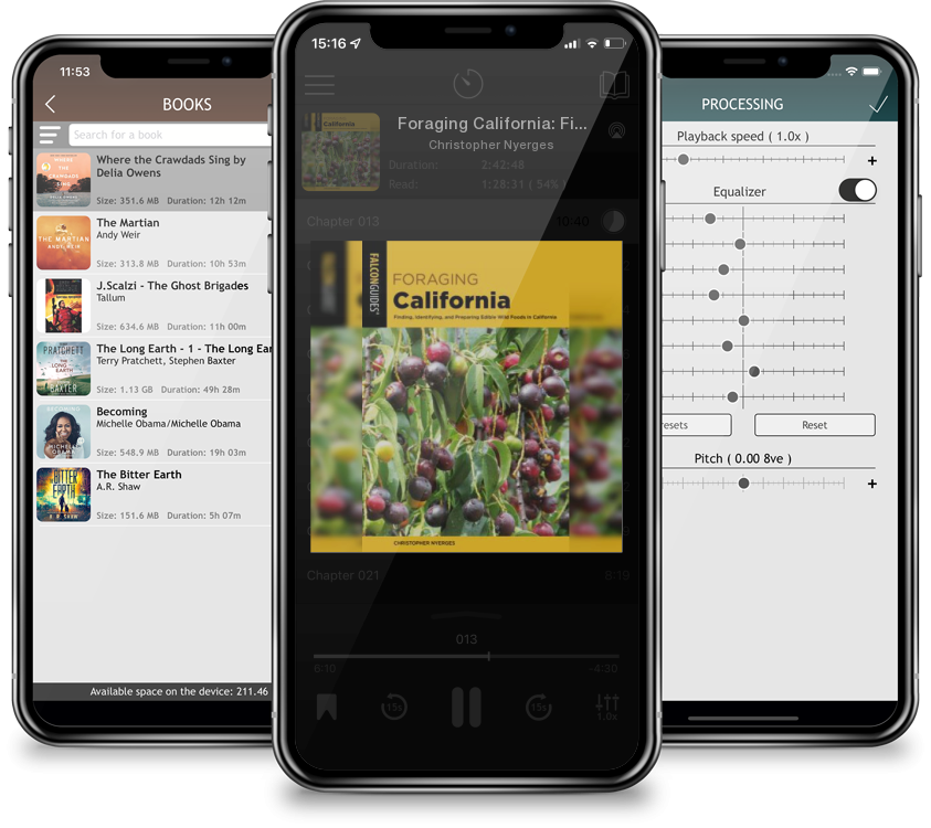 Audiobook Foraging California: Finding, Identifying, and Preparing Edible Wild Foods in California by Christopher Nyerges