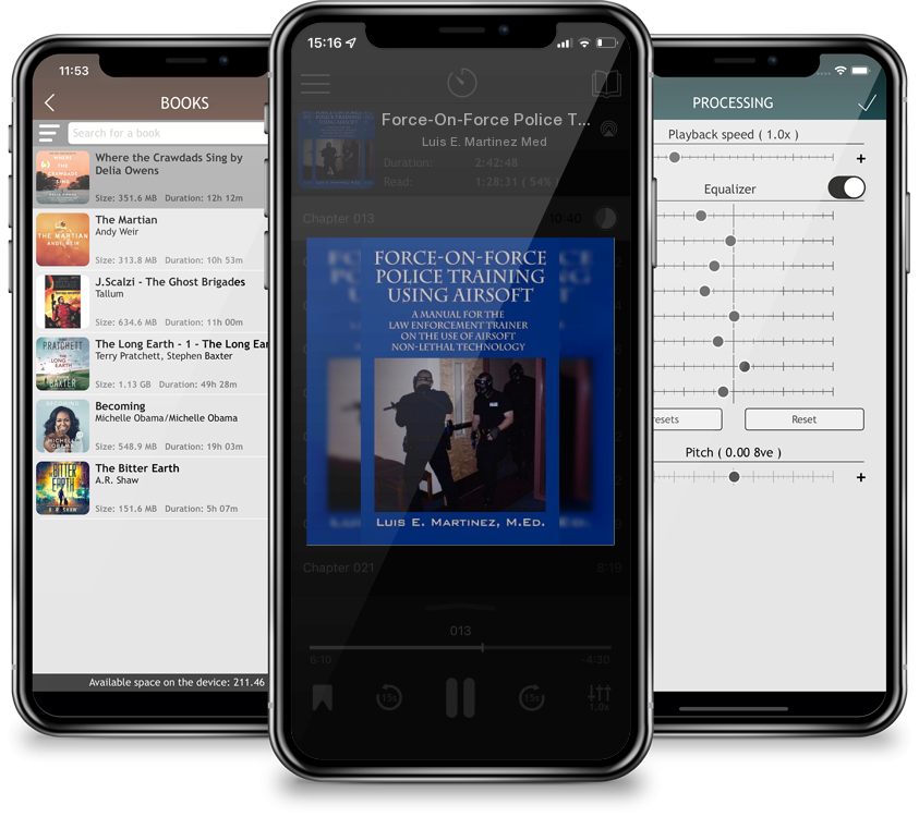 Audiobook Force-On-Force Police Training Using Airsoft: A manual for the law enforcement trainer on the use of Airsoft non-lethal technology by Luis E. Martinez Med