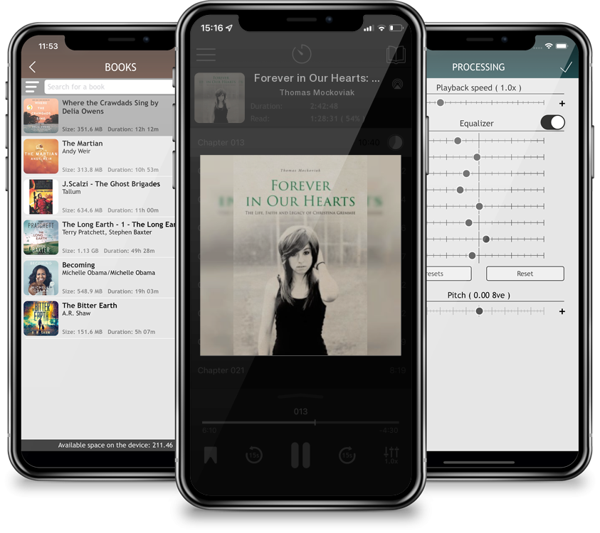 Audiobook Forever in Our Hearts: The Life, Faith and Legacy of Christina Grimmie by Thomas Mockoviak