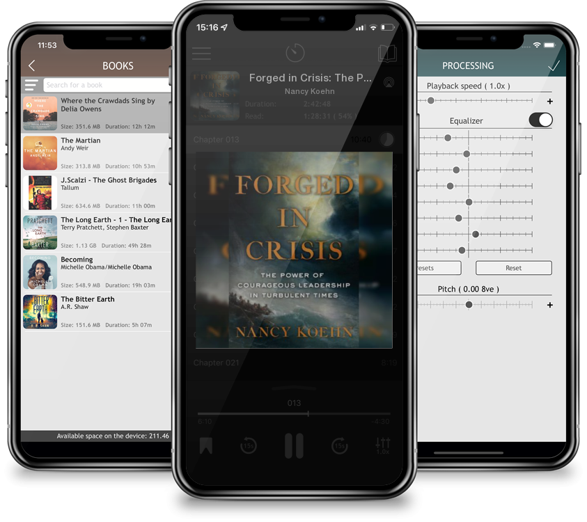 Audiobook Forged in Crisis: The Power of Courageous Leadership in Turbulent Times by Nancy Koehn