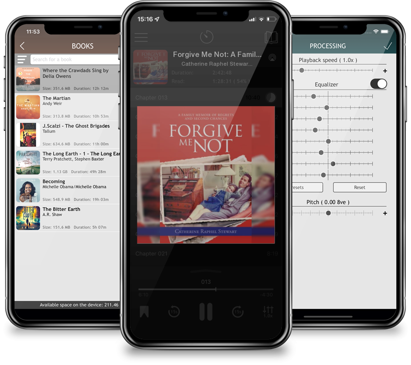 Audiobook Forgive Me Not: A Family Memoir of Regrets and Second Chances by Catherine Raphel Stewart