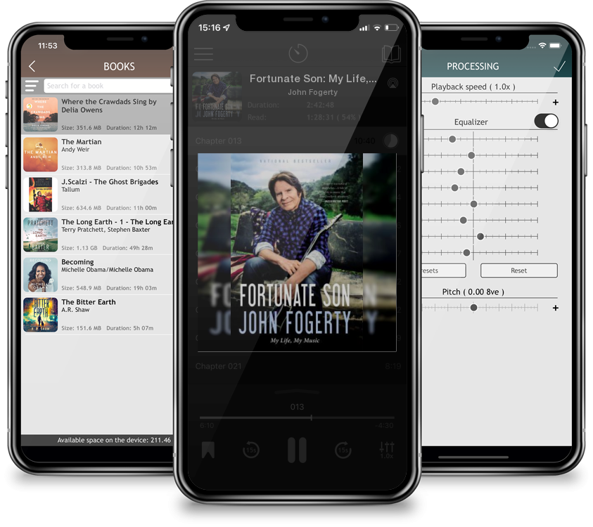 Listen Fortunate Son: My Life, My Music by John Fogerty in MP3 Audiobook Player for free