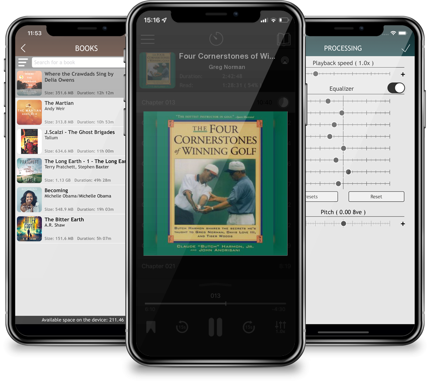 Audiobook Four Cornerstones of Winning Golf by Greg Norman