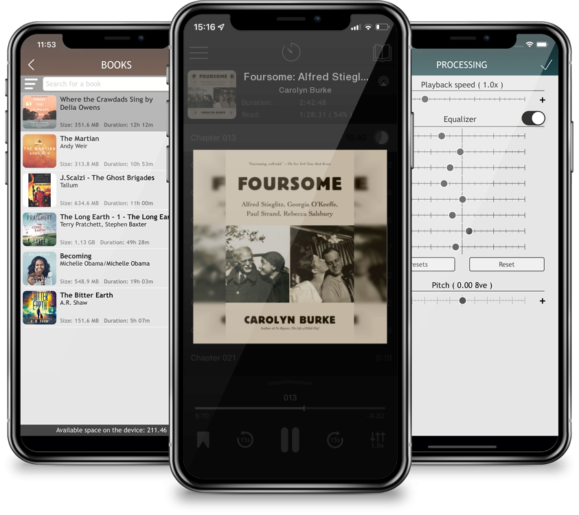 Audiobook Foursome: Alfred Stieglitz, Georgia O\'Keeffe, Paul Strand, Rebecca Salsbury by Carolyn Burke