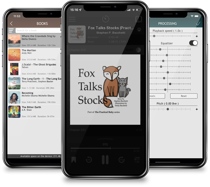 Audiobook Fox Talks Stocks (Practical Baby #1) by Stephen P. Bacchetti