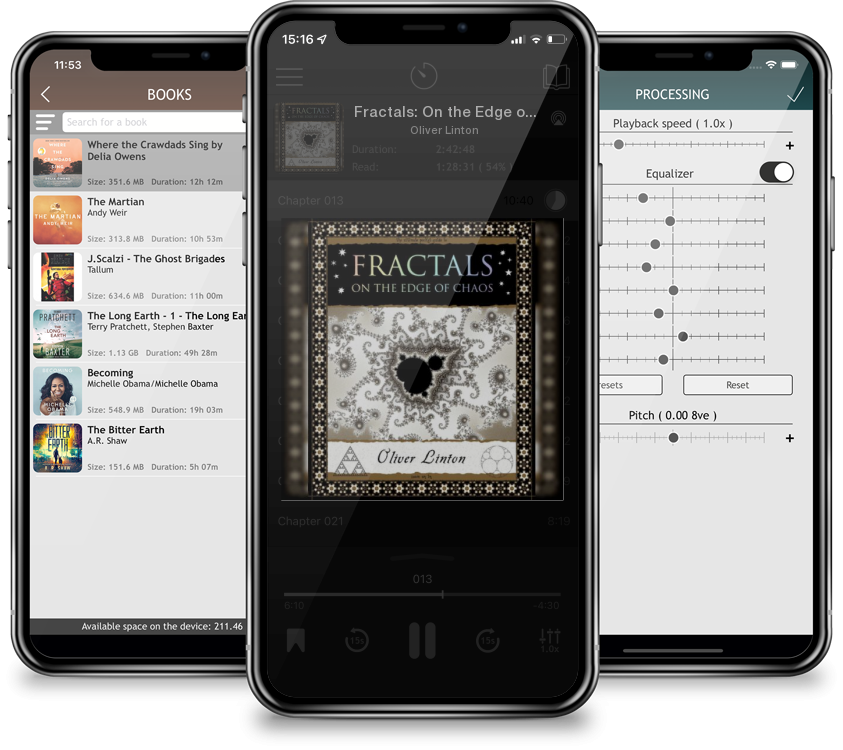 Audiobook Fractals: On the Edge of Chaos (Wooden Books) by Oliver Linton
