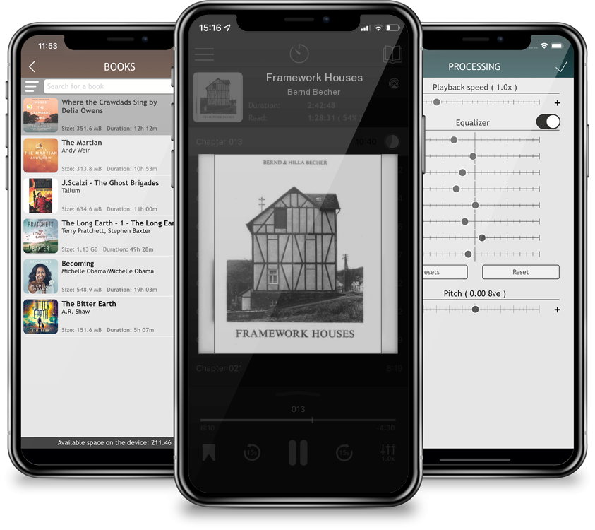 Audiobook Framework Houses by Bernd Becher