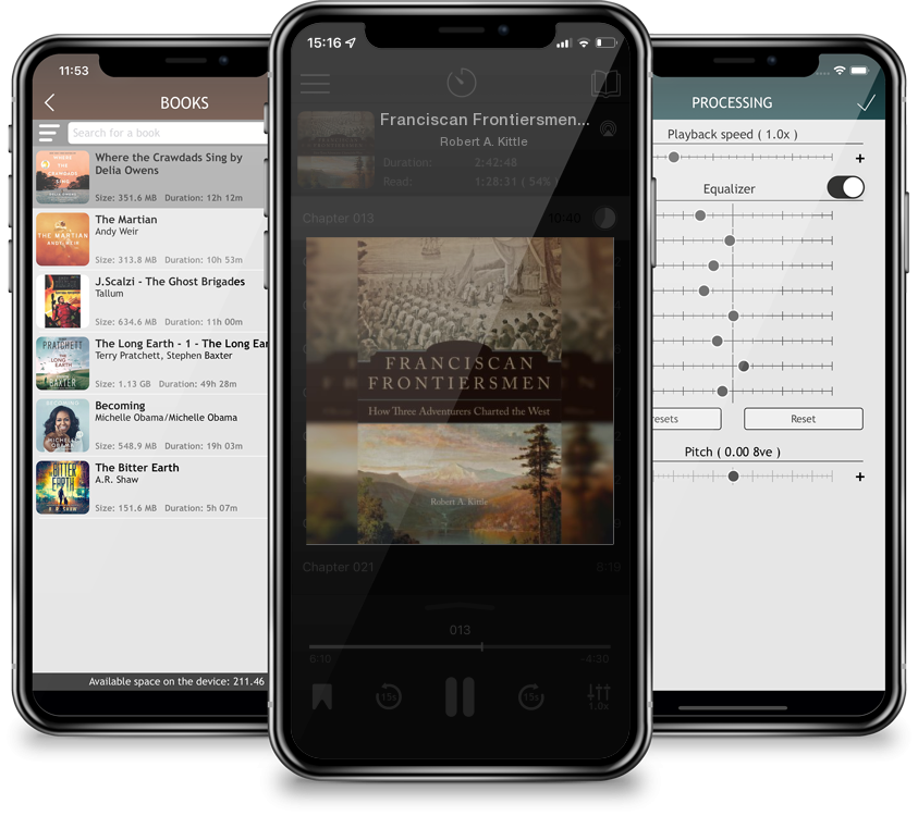 Audiobook Franciscan Frontiersmen: How Three Adventurers Charted the West by Robert A. Kittle