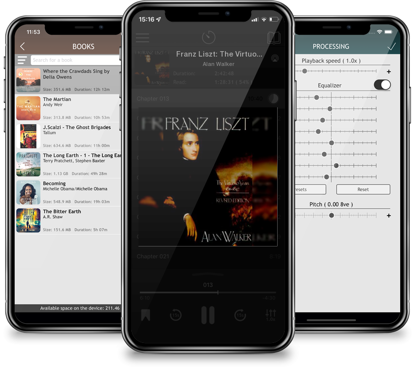 Audiobook Franz Liszt: The Virtuoso Years, 1811 1847 by Alan Walker