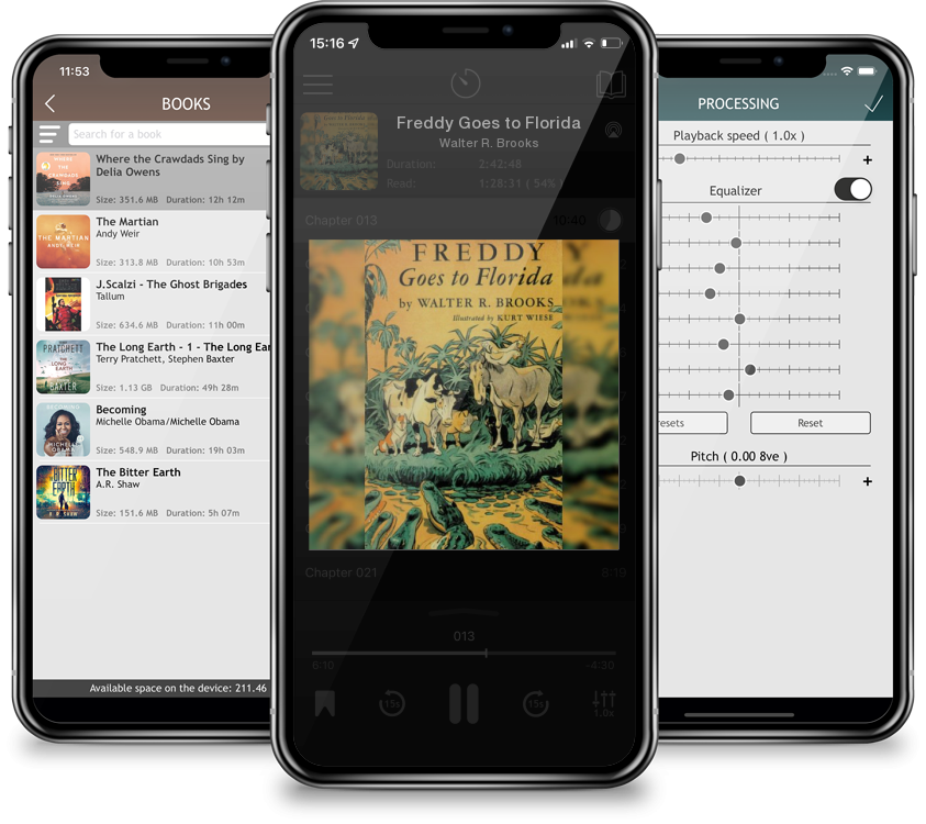 Audiobook Freddy Goes to Florida by Walter R. Brooks