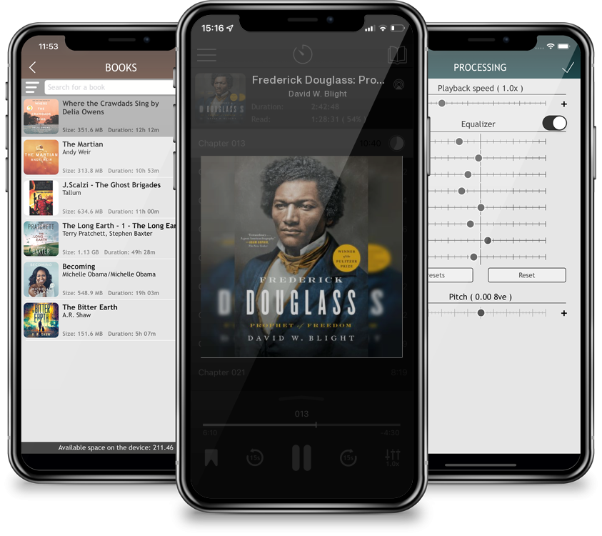 Audiobook Frederick Douglass: Prophet of Freedom by David W. Blight