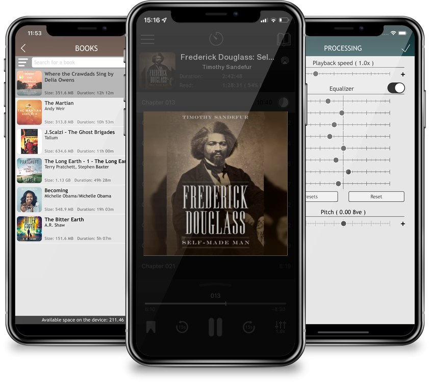 Audiobook Frederick Douglass: Self-Made Man by Timothy Sandefur