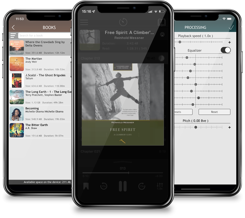 Audiobook Free Spirit: A Climber\'s Life (Legends & Lore) by Reinhold Messner