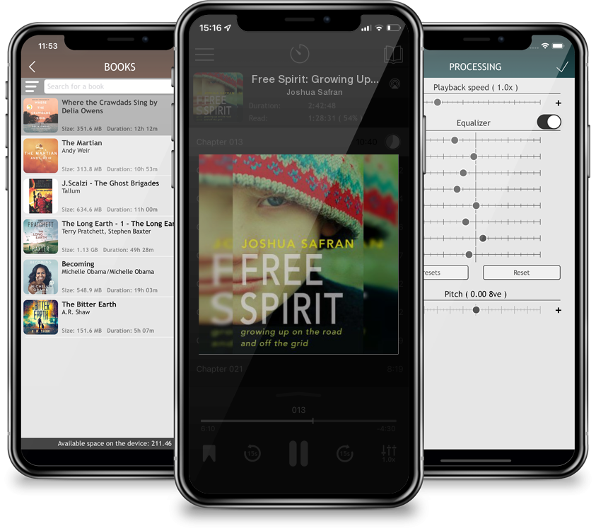 Audiobook Free Spirit: Growing Up On the Road and Off the Grid by Joshua Safran